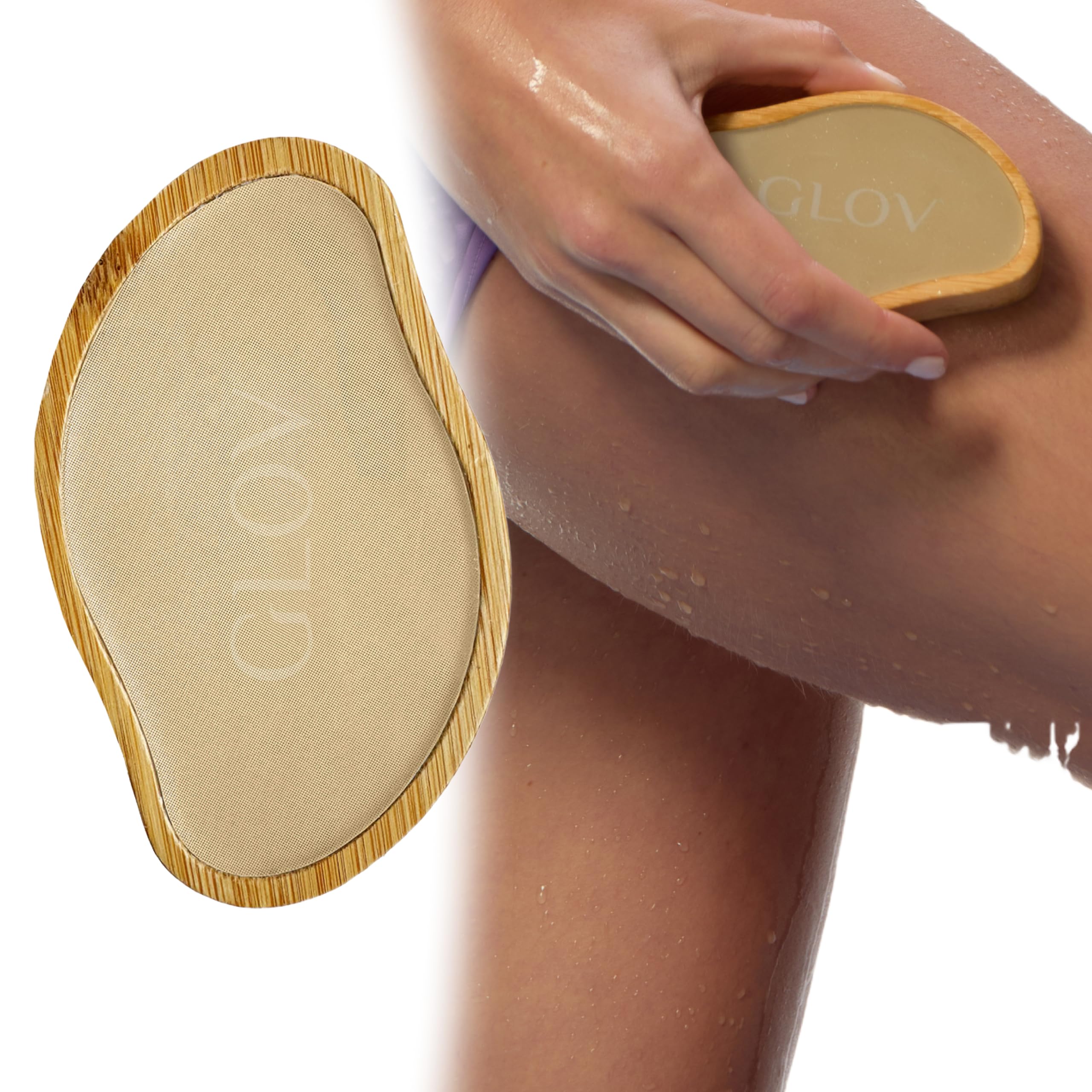 GLOV Velvet Nano Touch Fußfeile und Hautpflegegerät 2-in-1