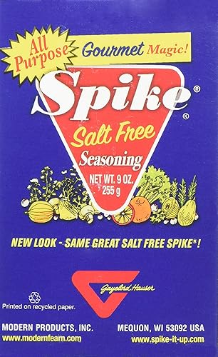 Spike All Natural Seasoning - Caja de 9 onzas sin sal