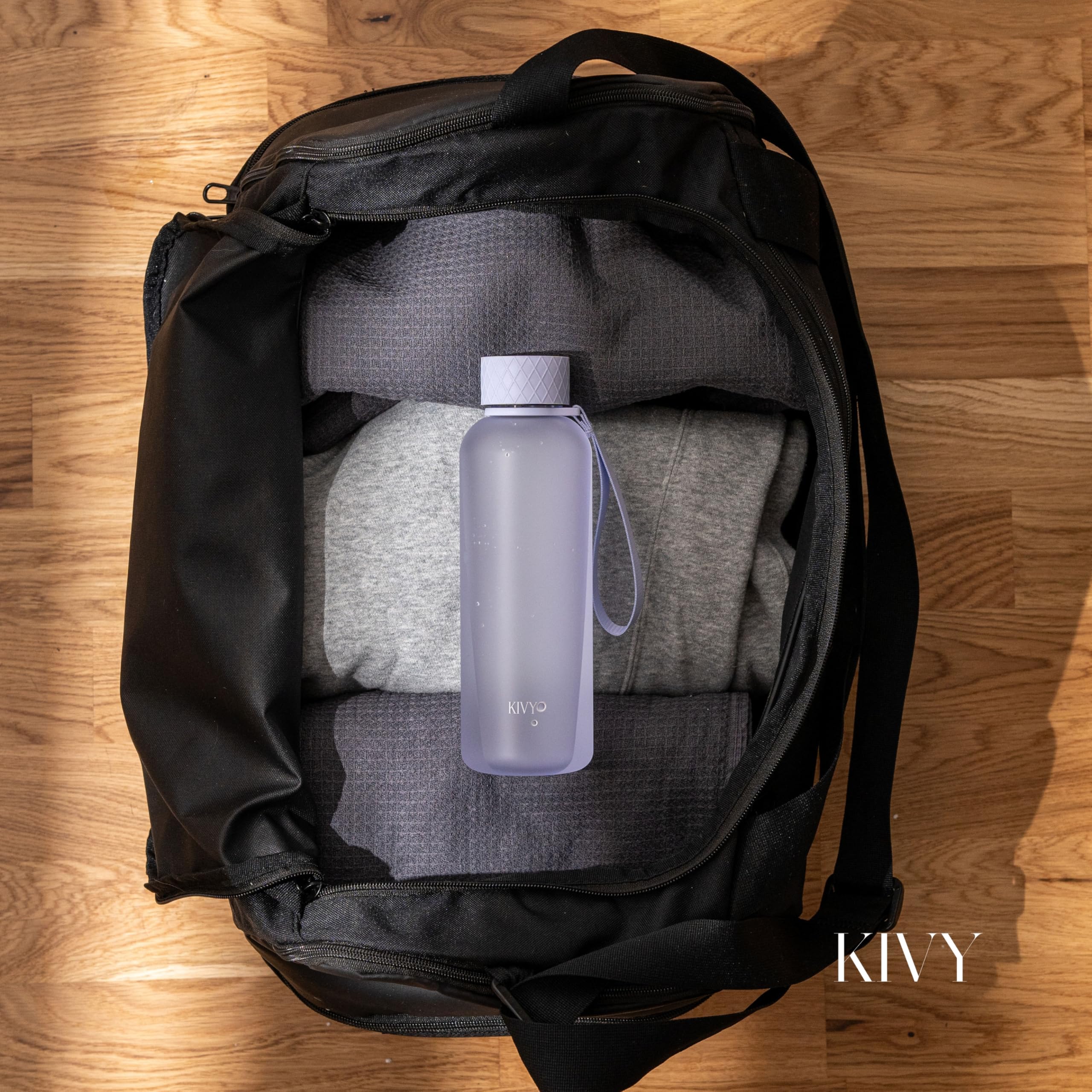 KIVY Borraccia Tritan (azzurro, 650 ml)