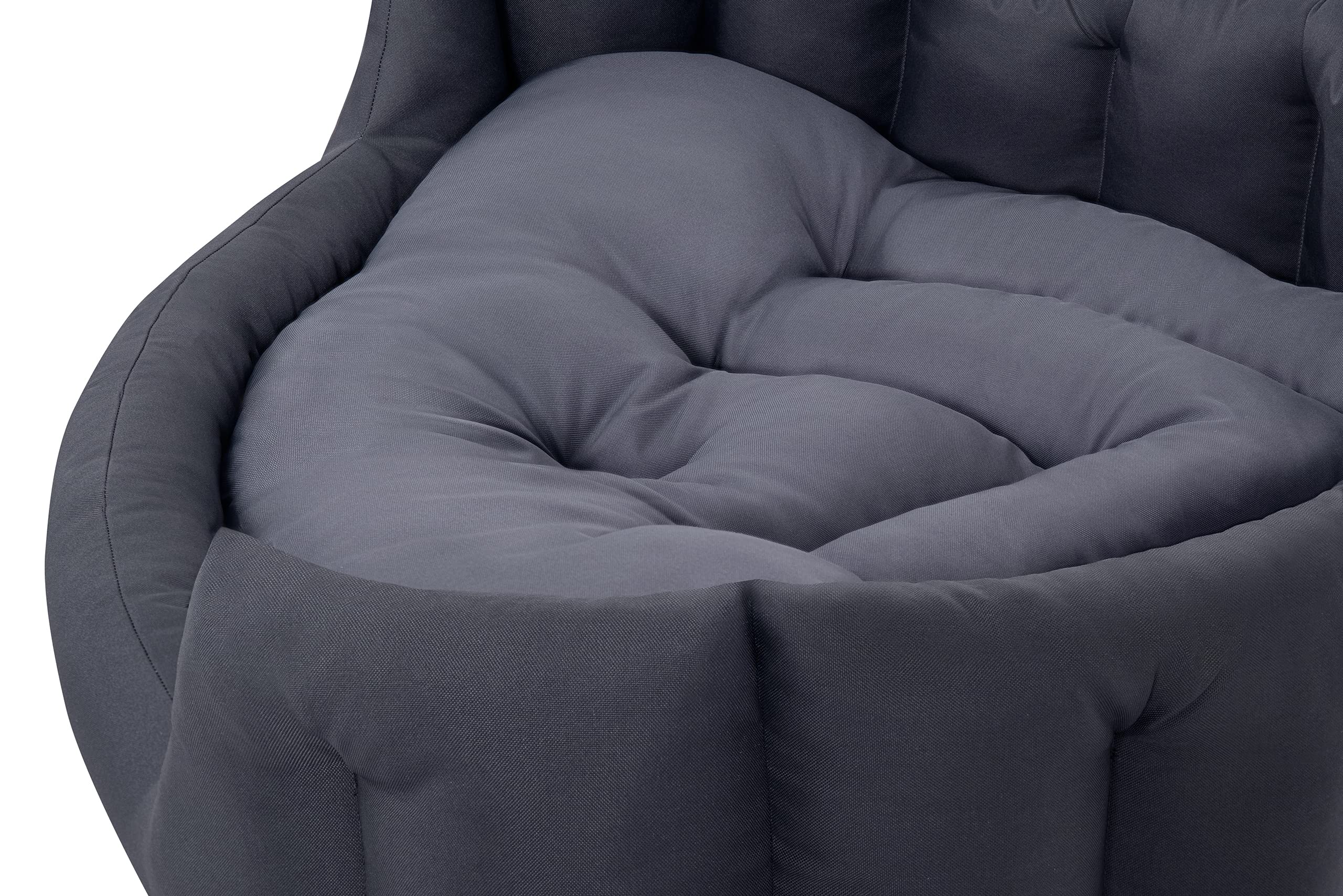Salla Hundebett Wasserdicht & Kratzfest - 95x95 Cm Eckbett Mit 2 Kissen In Graphit, Hypoallergen