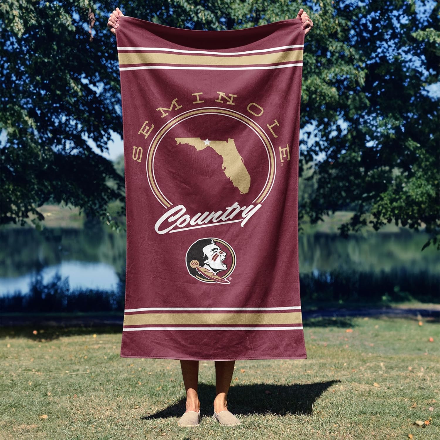 NORTHWEST Florida State Seminoles NCAA Homebreak Beach Towel 2 Pack 30 x 60 Inches