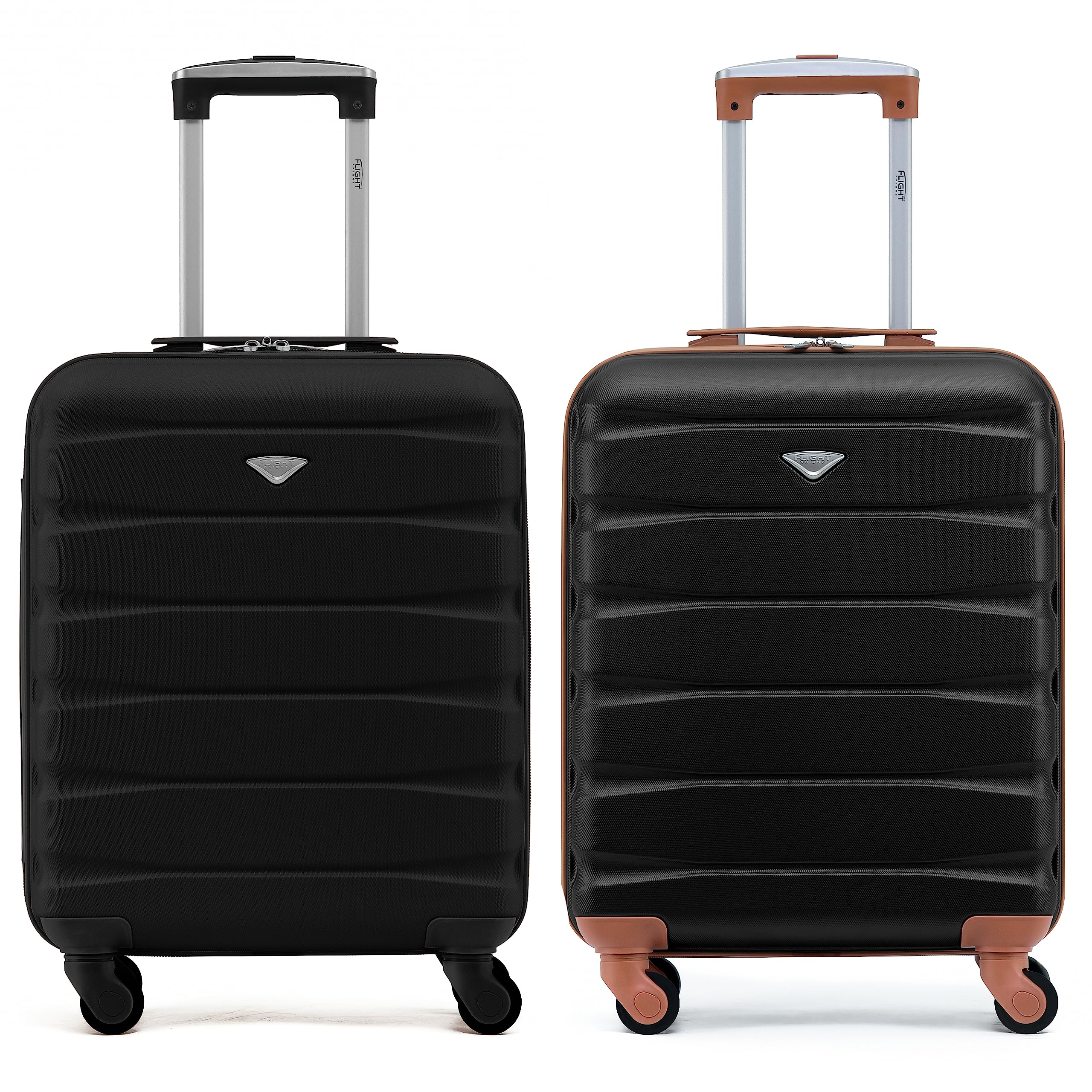 Flight Knight Suitcase Set of 2 Lightweight 4 Wheel ABS Hard Case Cabin Carry On Hand Luggage Approved for Over 100 Airlines Including easyJet, British Airways, Ryanair & Many More 55x35x20cm — view 177