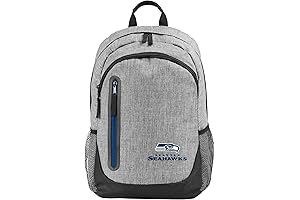 Seattle Seahawks Heather Grey Bold Color Backpack