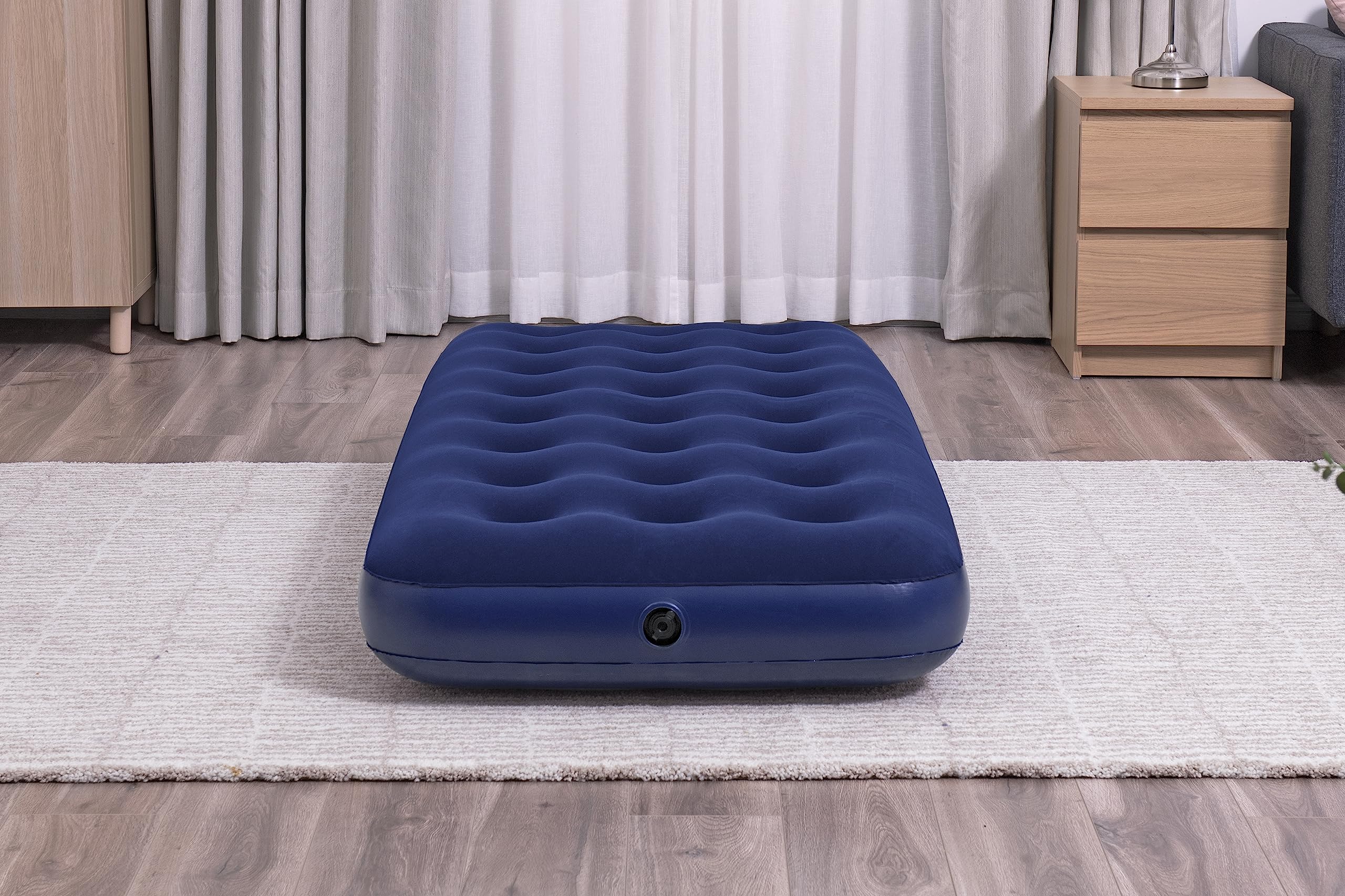 Bestway Uniseks 67000 Materac Dmuchany, Niebieski, 185 x 76 x 22 cm