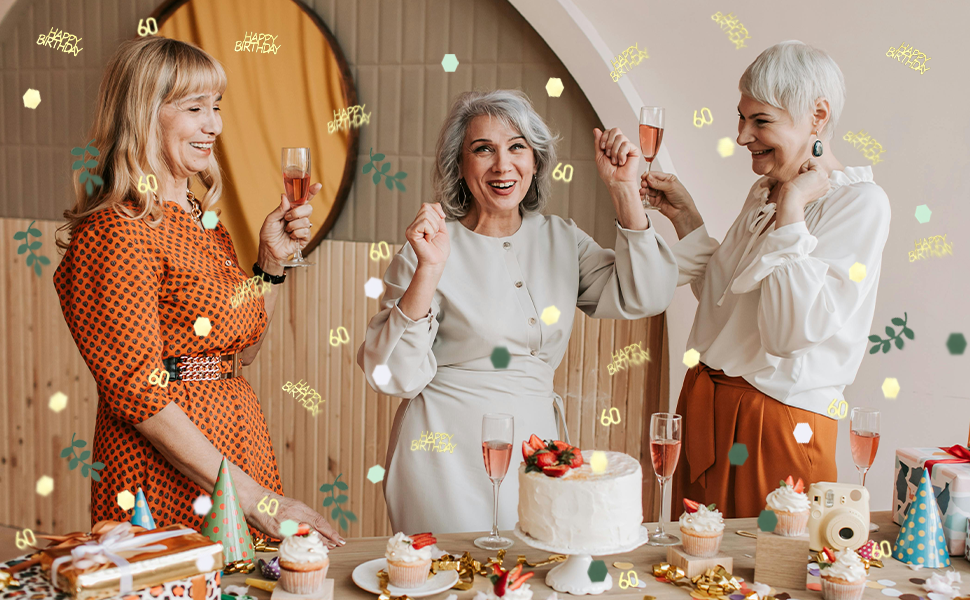 Konfetti Zum 21. Geburtstag – Goldglitzer, PVC, 200 Stück – Perfekt Für Partydeko, Tischdekoration Oder Hochzeit