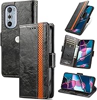 Vista 181 de Funda para Honor X7, Funda para Honor Play 30+ Plus Funda de piel sintética con ranuras para tarjetas Funda con soporte abatible Rojo