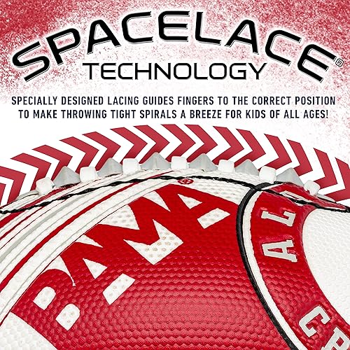 Miniatura 98 de Franklin Sports NCAA - Mini balón de fútbol juvenil - 8.5 pulgadas SPACELACE textura de fácil agarre, perfecto para niños