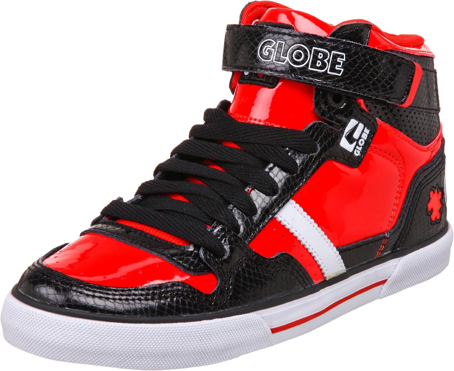 Globe Men's Superfly Vulcan Skate Shoe,Puzzle Fire Red,7 M