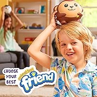 Vista 6 de Franklin Sports Animal Ball Friends - Bolas de espuma de 6 pulgadas - Marcus Monkey - Bolas de espuma blandas, color marrón