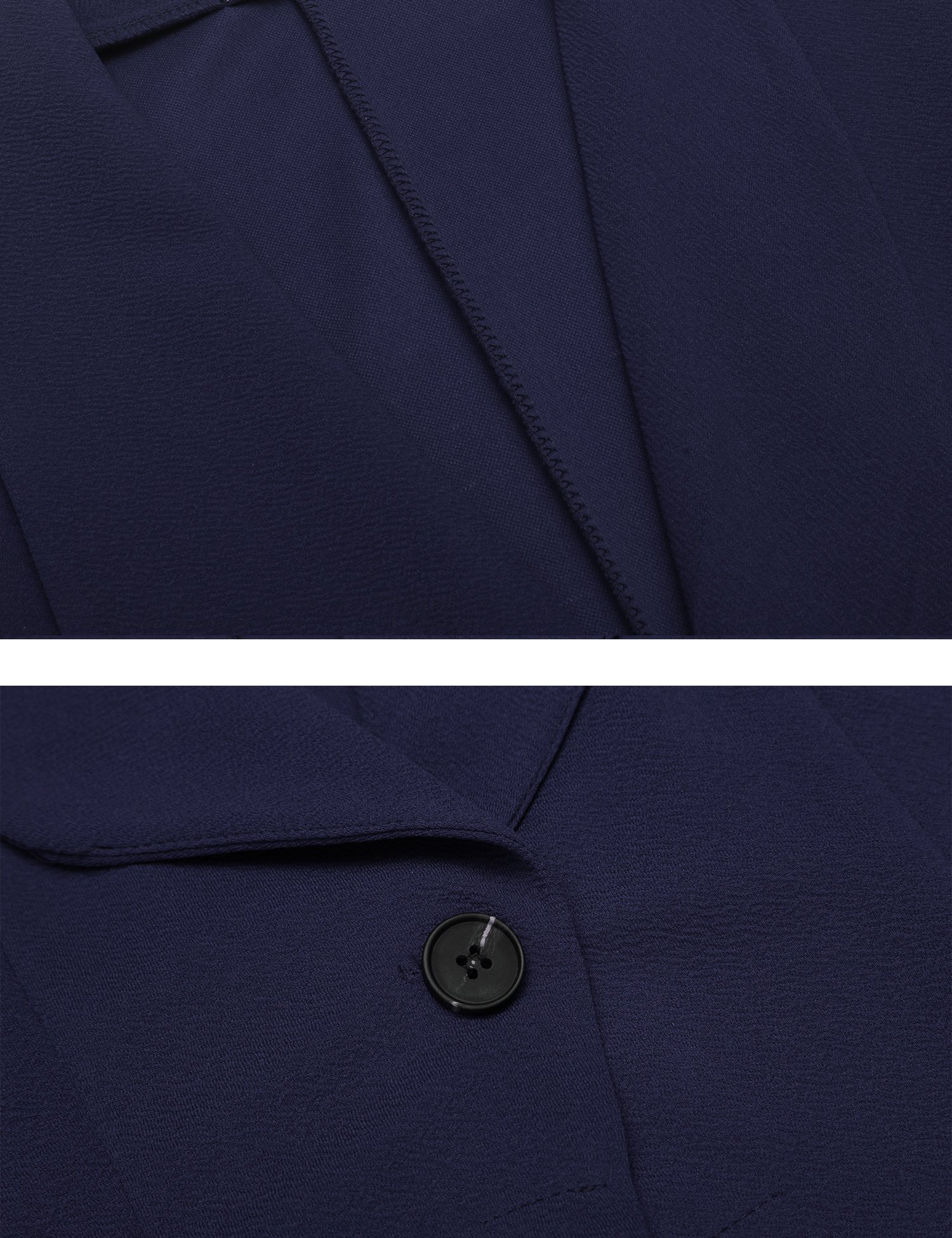 UNibelle Élégant Blazer Femme Chic Grande Taille Veste Blazers Veste De Costume Manche 3/4 Casual Slim S-XXL