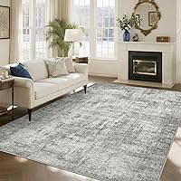 Vista 68 de Alfombra de área lavable de 5 x 7 pies para sala de estar, alfombra grande abstracta para comedor, dormitorio, alfombra antideslizante de 5 x 7