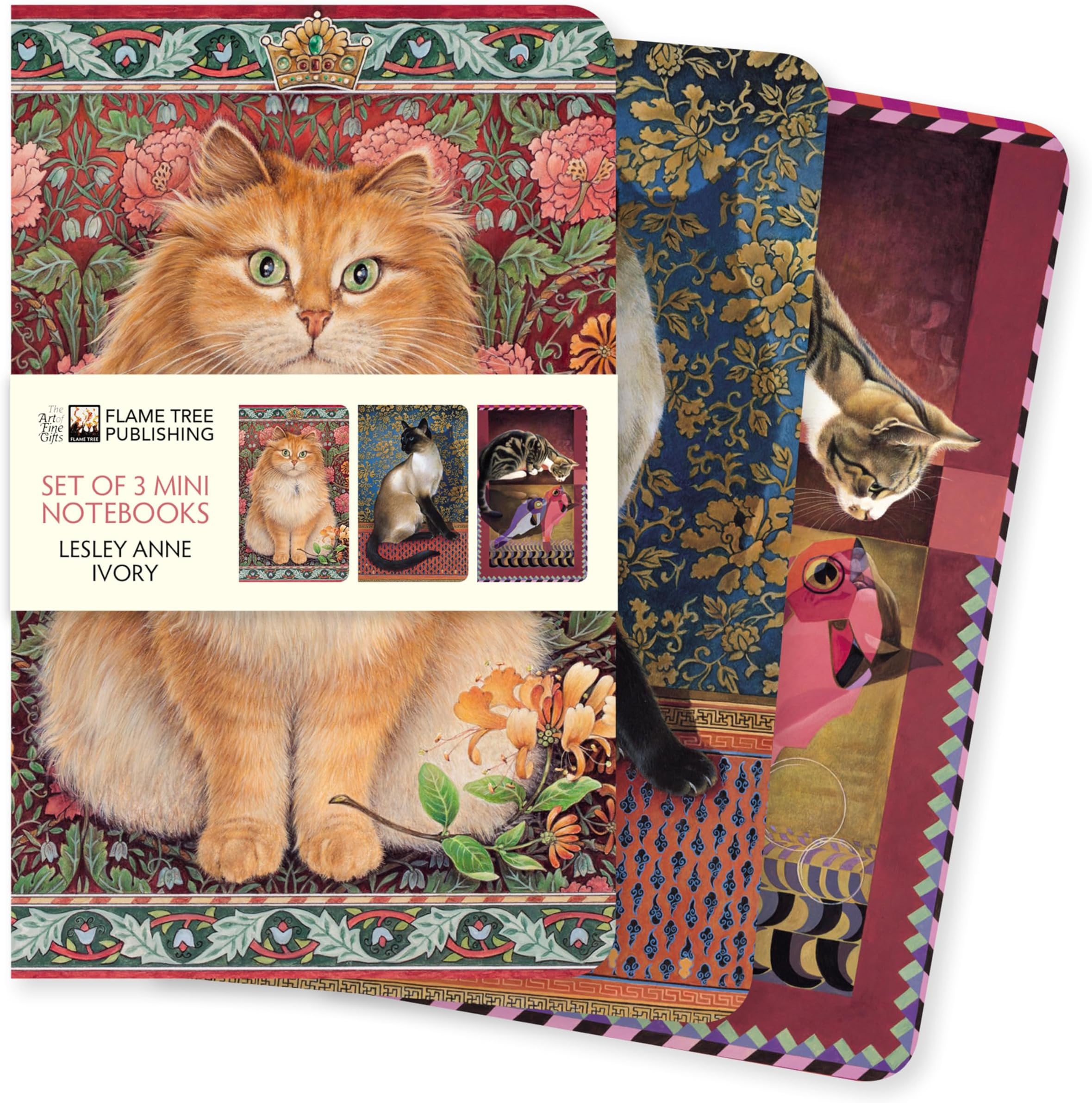 Lesley Anne Ivory Set of 3 Mini Notebooks (Mini Notebook Collections)