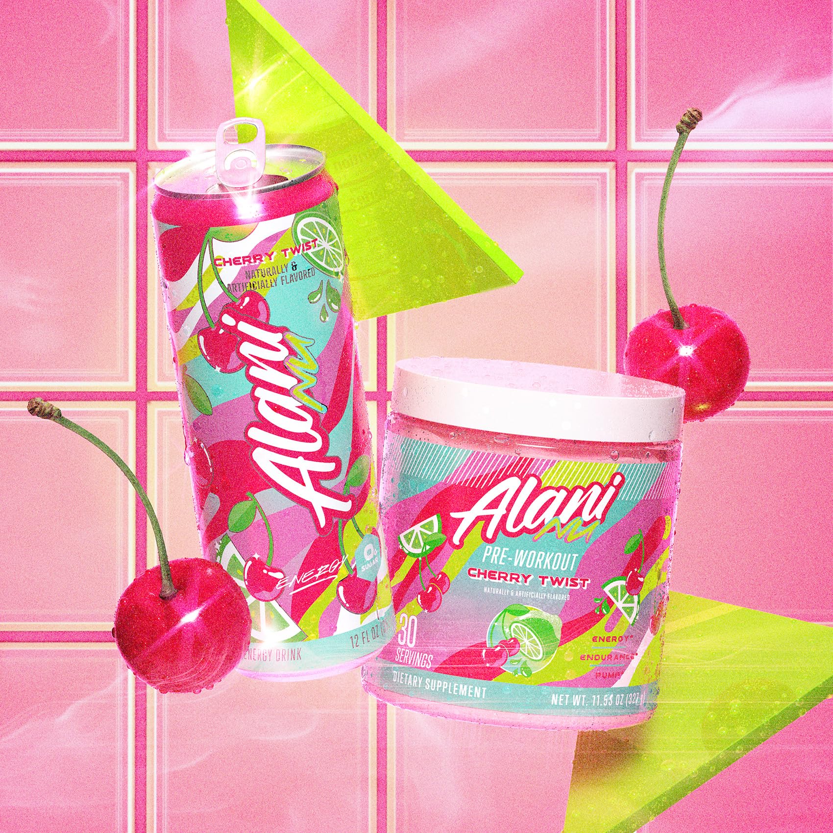 Amazon.com : Alani Nu Pre Workout Powder Cherry Twist, Amino