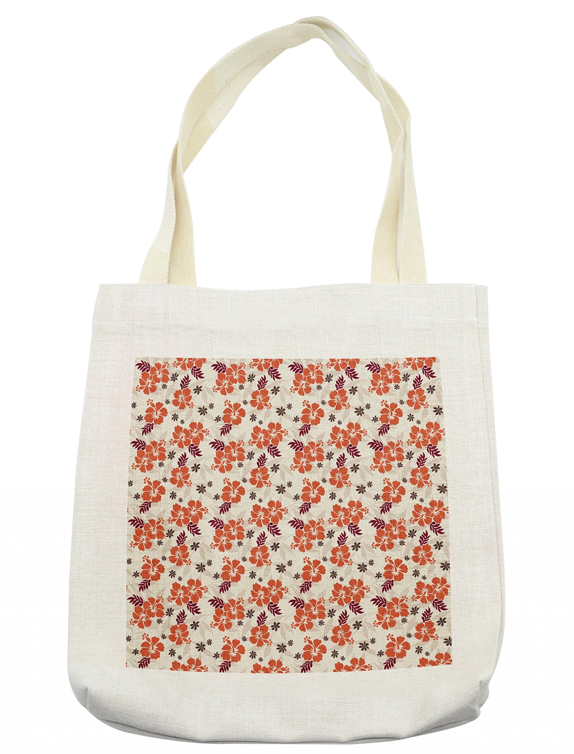Amazon.com: Lunarable Vintage Hawaii Tote Bag, Hibiscus