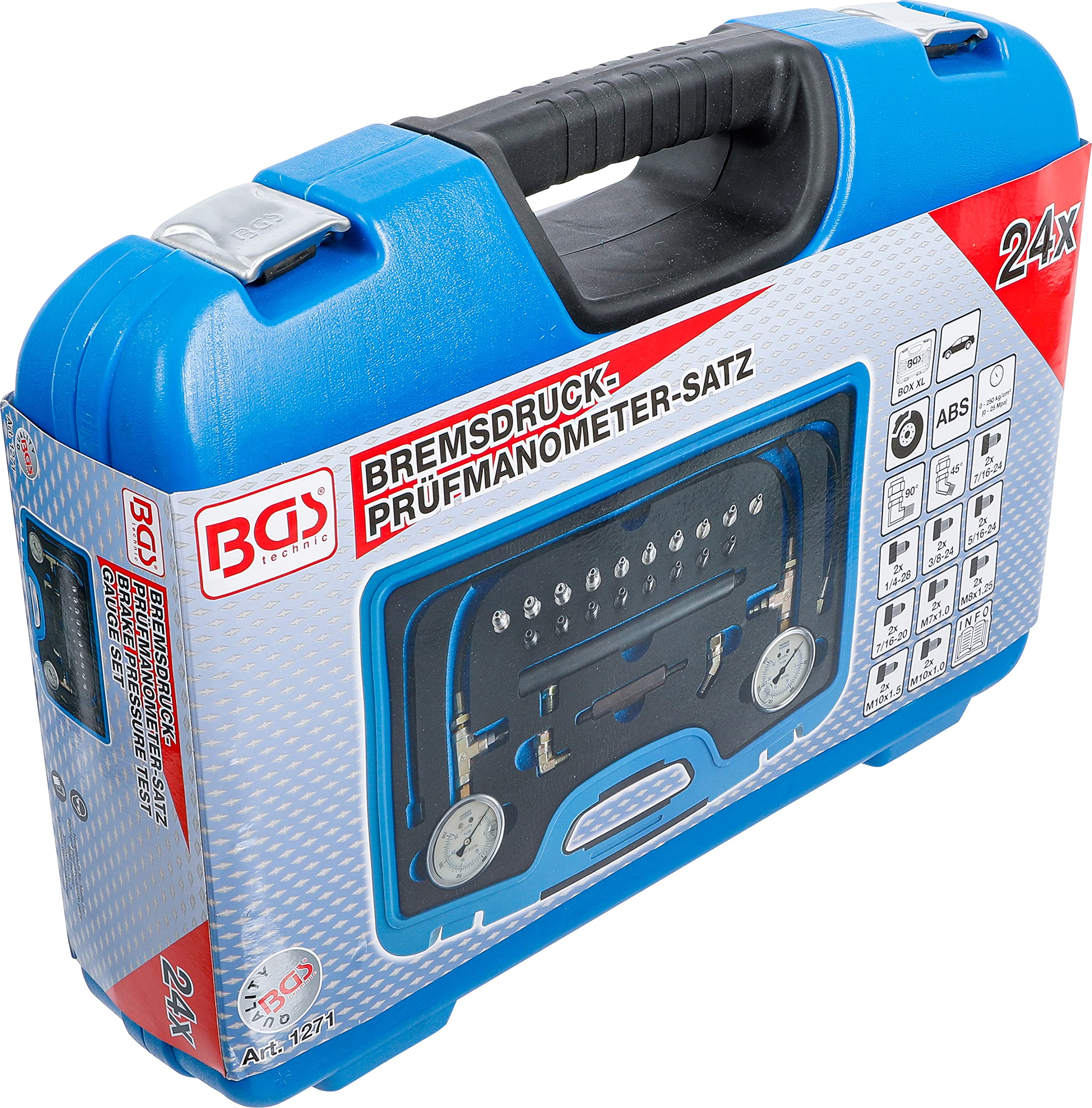 BGS 1271 | Set di manometri per freni