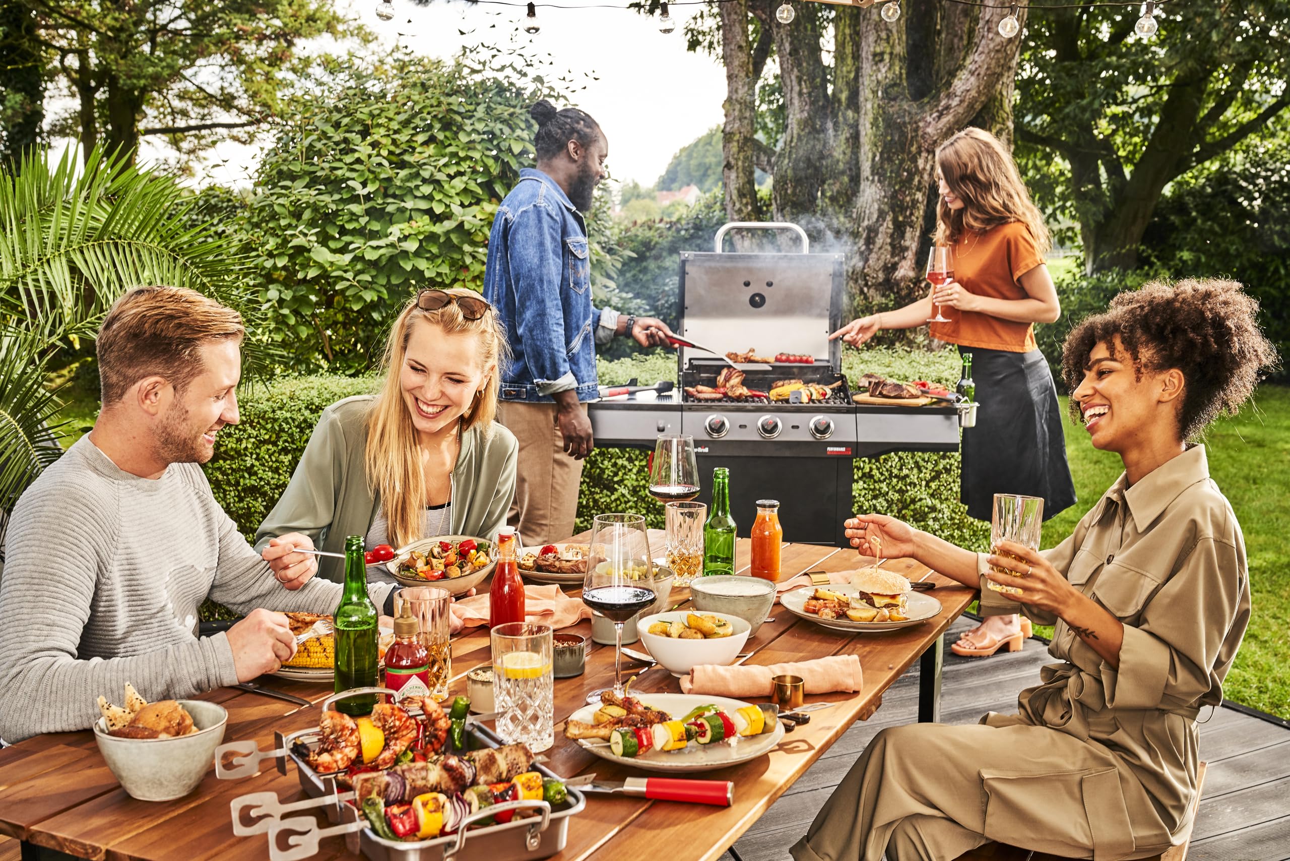 Char-Broil Gasgrill Performance CORE B 3 Cart - 3 Brenner, TRU-Infrared Technology, elektronische SureFire Zündung - Ideal für draußen, Garten, Terrasse
