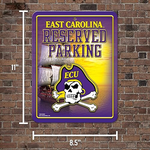 Miniatura 378 de Letrero de metal NCAA de 8.5 x 11 pulgadas, ideal para cueva de hombre, dormitorio, oficina, decoración del hogar Primario