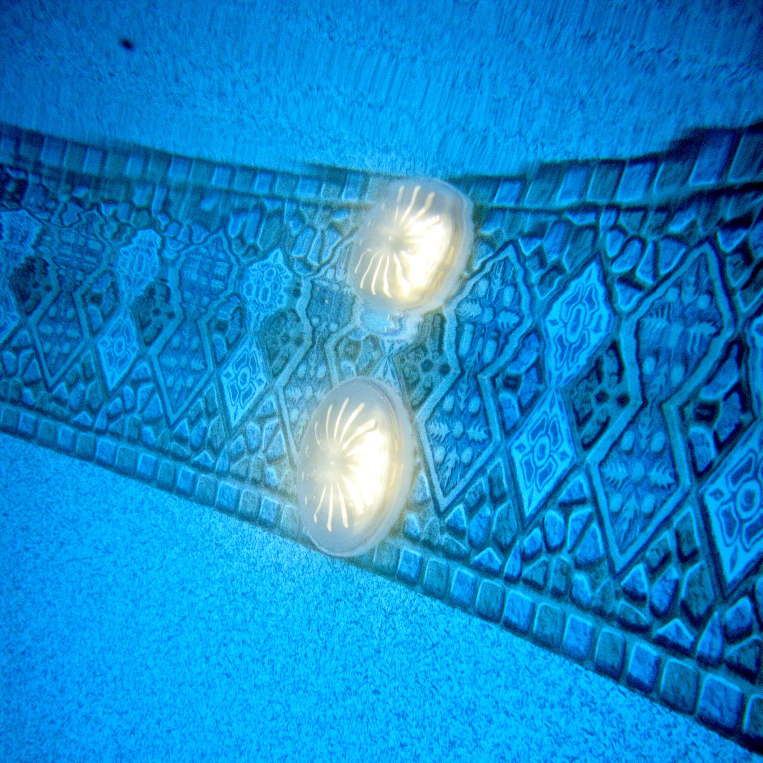 Gre PLED2 – 2er-Set LED-Scheinwerfer für Aufstellpools, Farbe weiß