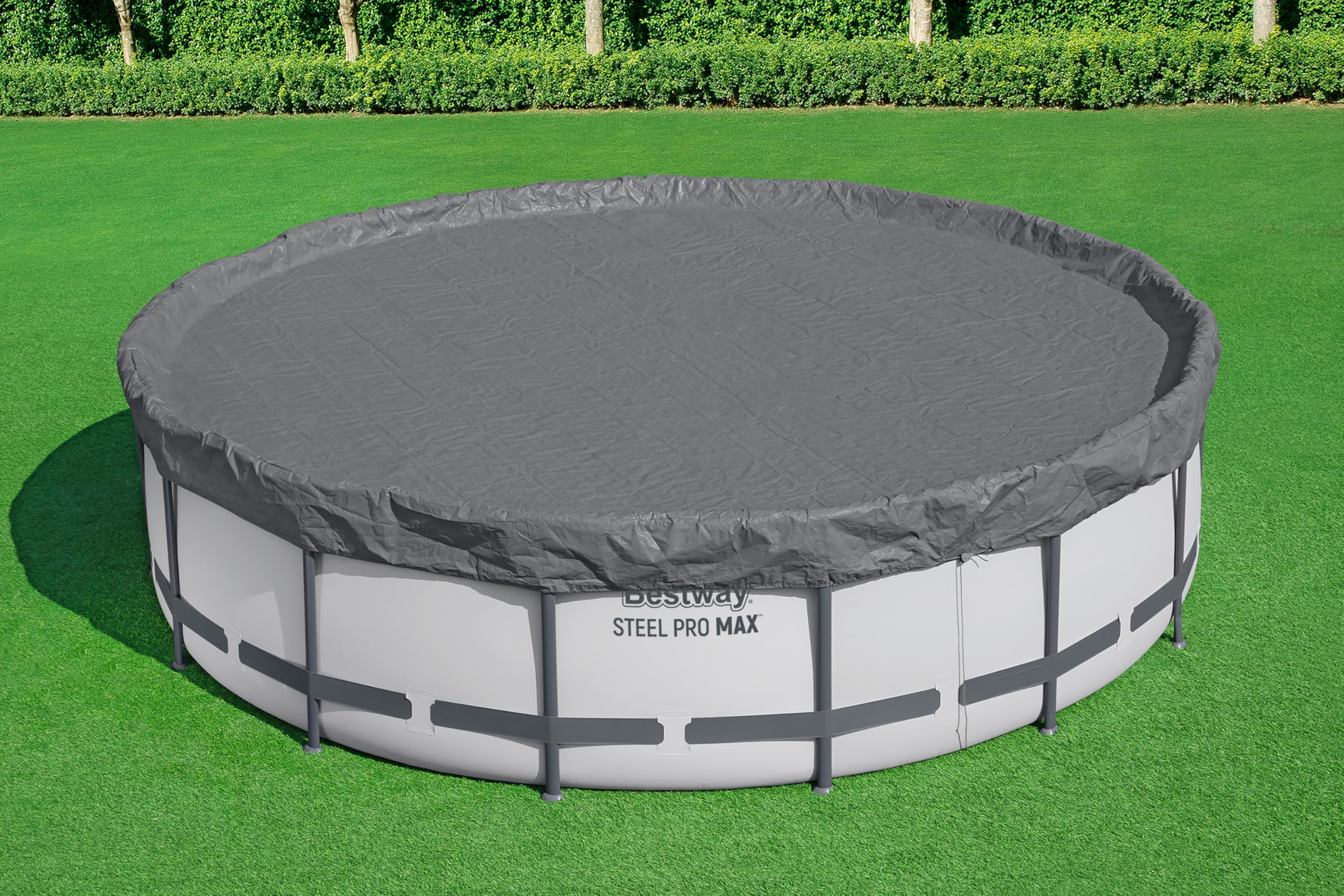 Bestway Couverture de Piscine Ronde Haut de Gamme de 4,57 m (15 pi)