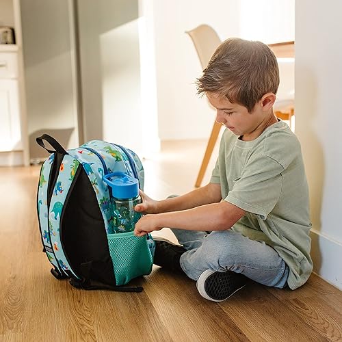 Miniatura 9 de Wildkin Paquete de lonchera con botella de agua reutilizable de 16 onzas (tierra de dinosaurio)