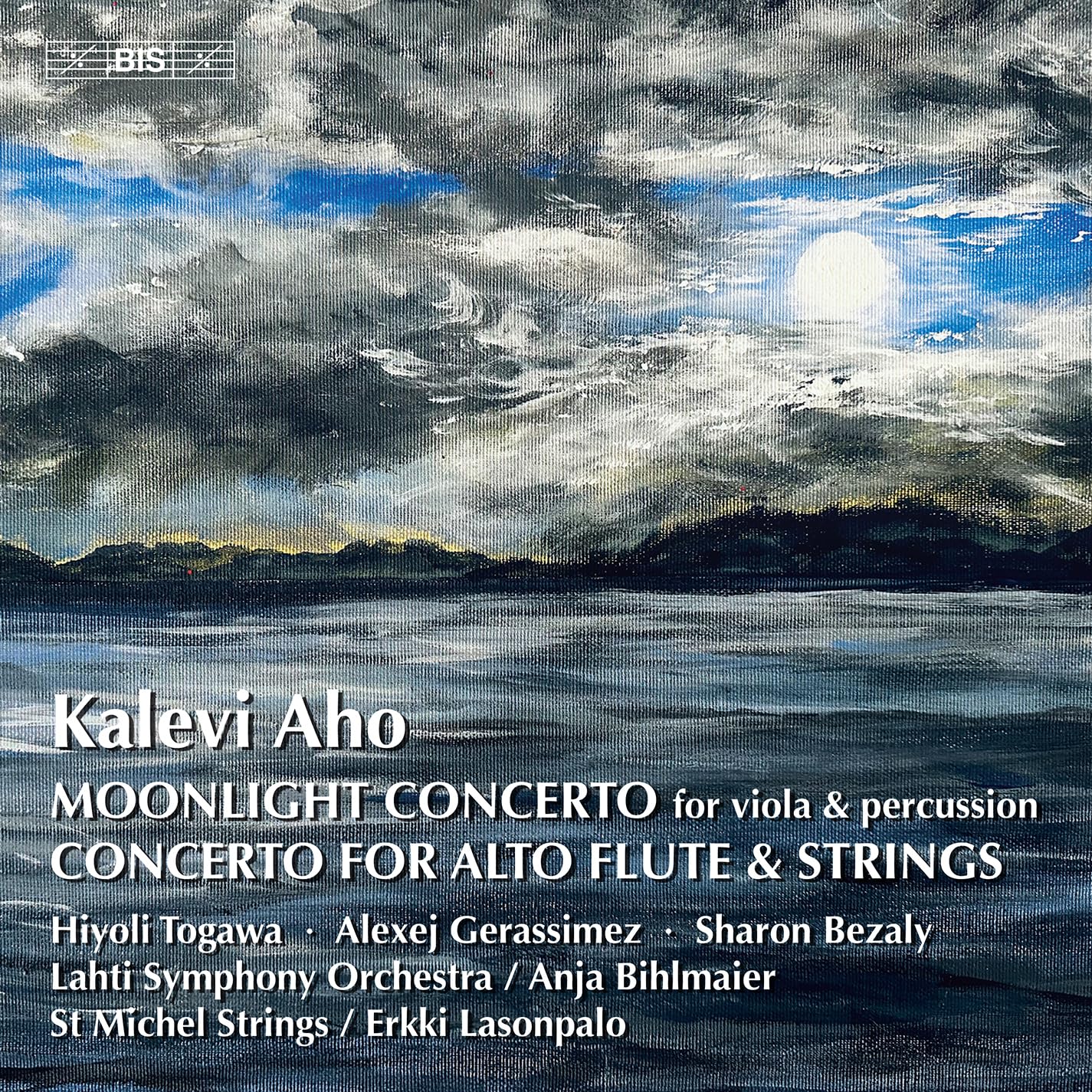 Kalevi Aho: Moonlight Concerto for viola & percussion; Concerto for alto flute & strings