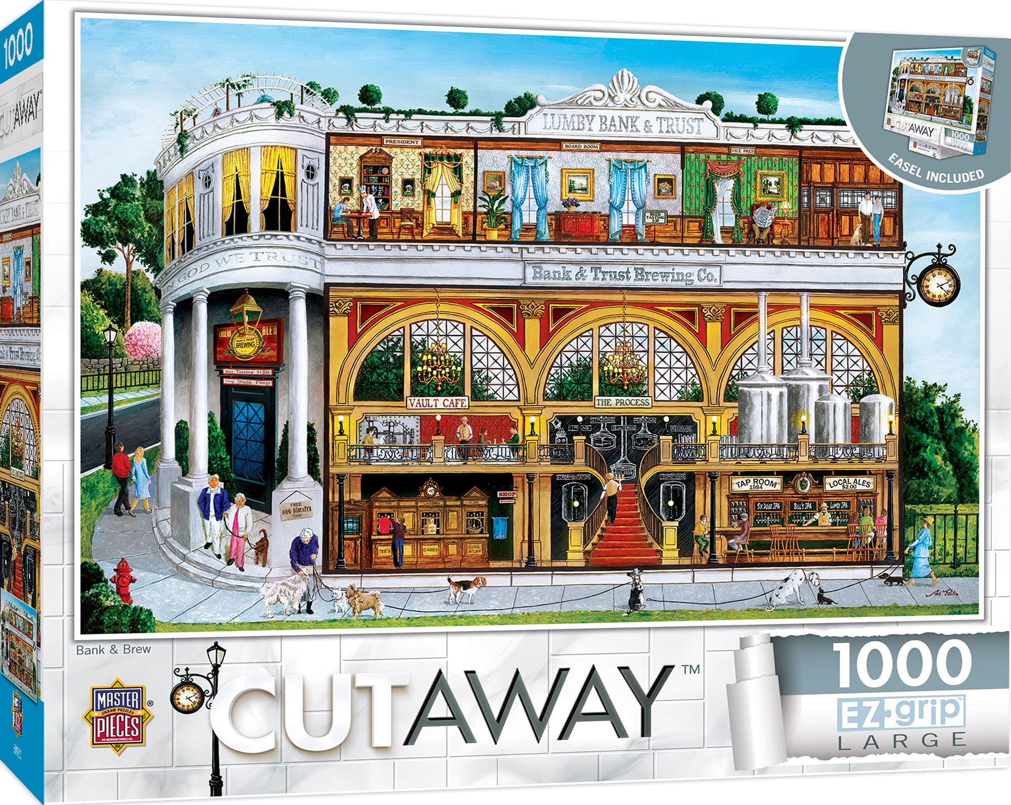 Snapklik.com : MasterPieces 1000 Piece EZ Grip Jigsaw Puzzle For Adults
