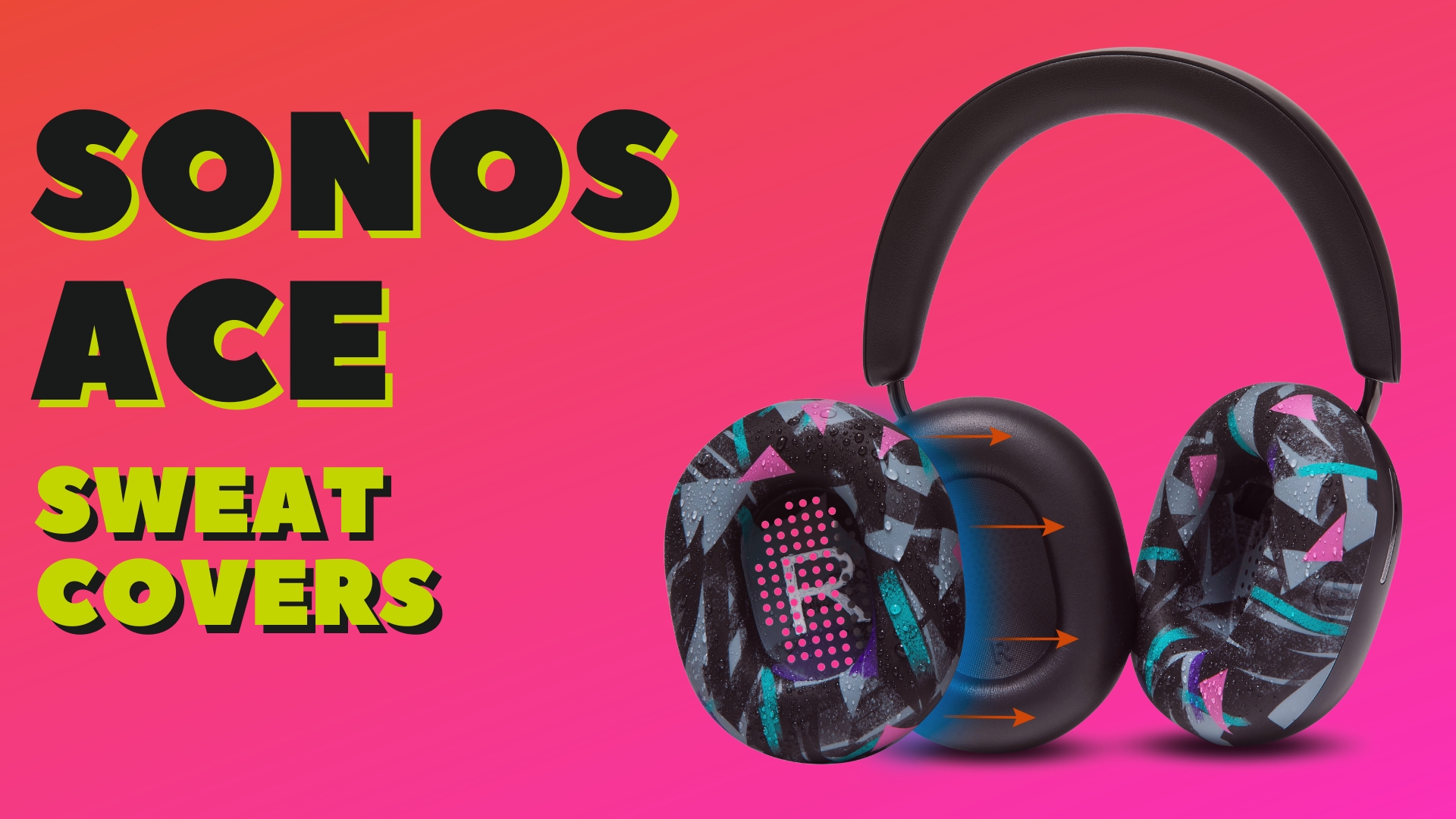 Amazon.com: WC SweatZ Ace - Patented Earpad Sweat Covers for Sonos