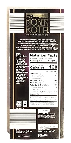 Miniatura 6 de Moser Roth Chocolate negro alemán, menta (paquete de 2)