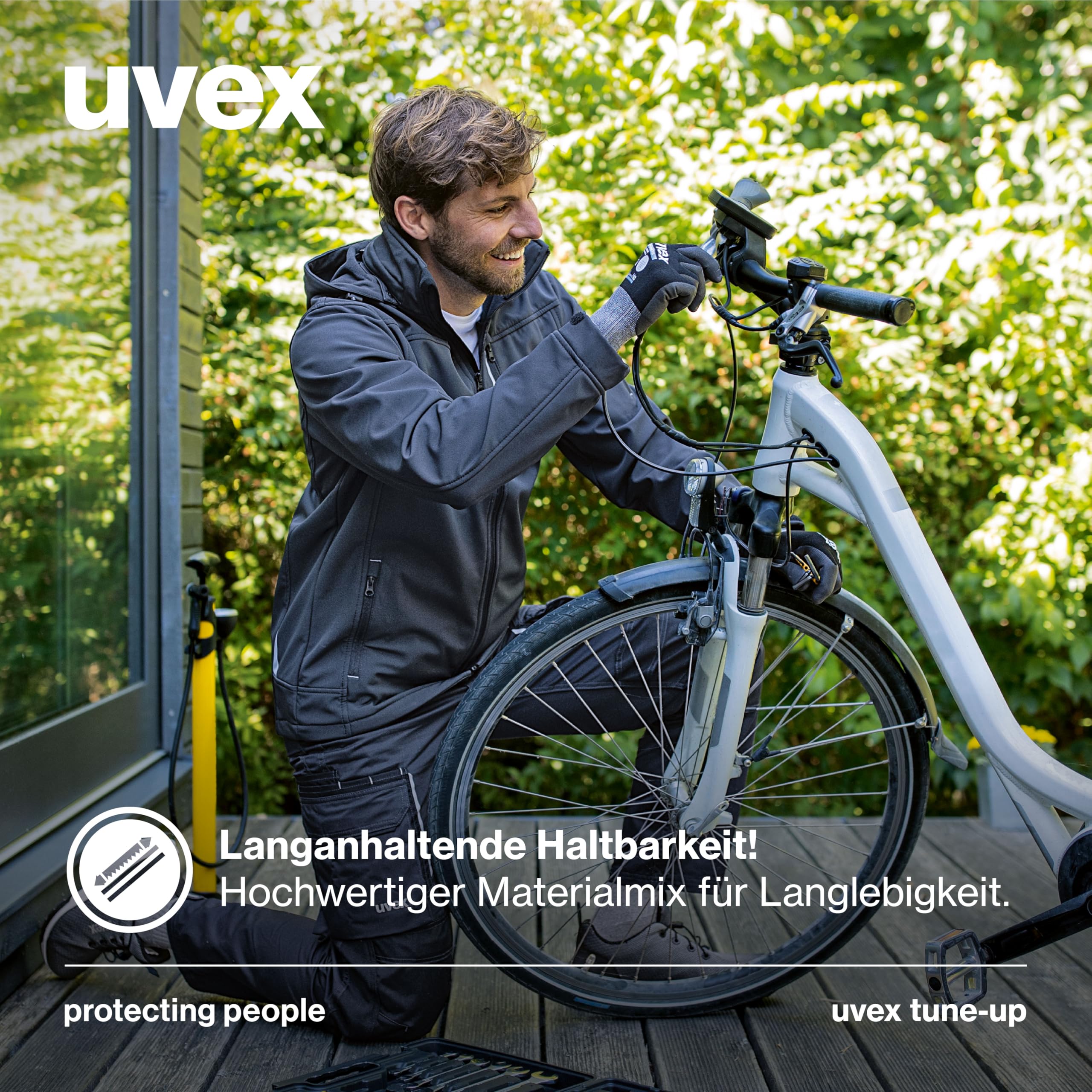 Uvex tune-up Softshell-Arbeitsjacke - für Herren - Outdoorjacke