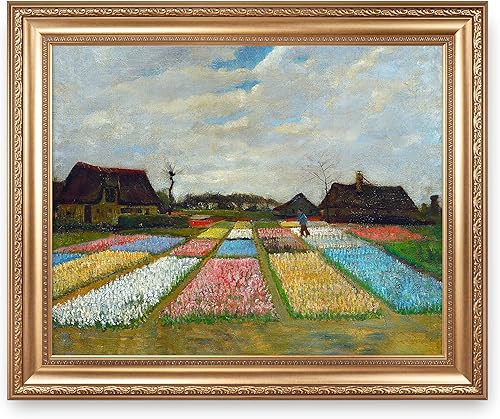 Miniatura 943 de A&T ARTWORK The Starry Night de Vincent Van Gogh. Tamaño del marco: 36 x 30 pulgadas, tamaño de la imagen: 30 x 24 pulgadas, reproducciones clásicas