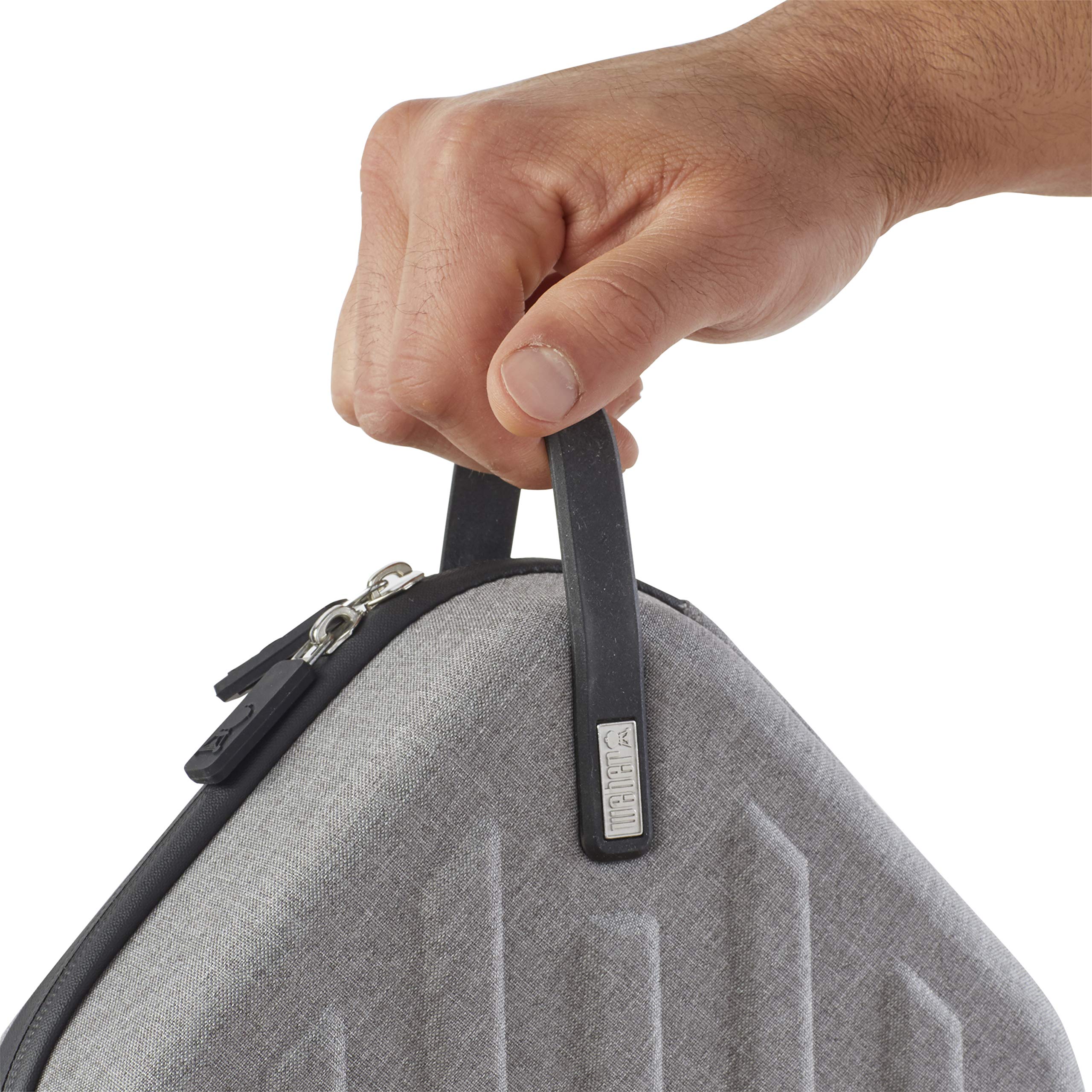 Weber Torba na przechowywanie i transport termometru Weber Connect Smart Grilling Hub, pokrowiec ochronny wyściełany pianką i podzielony, miejsce na Hub + 4 termometry do mięsa - Szary (3251)