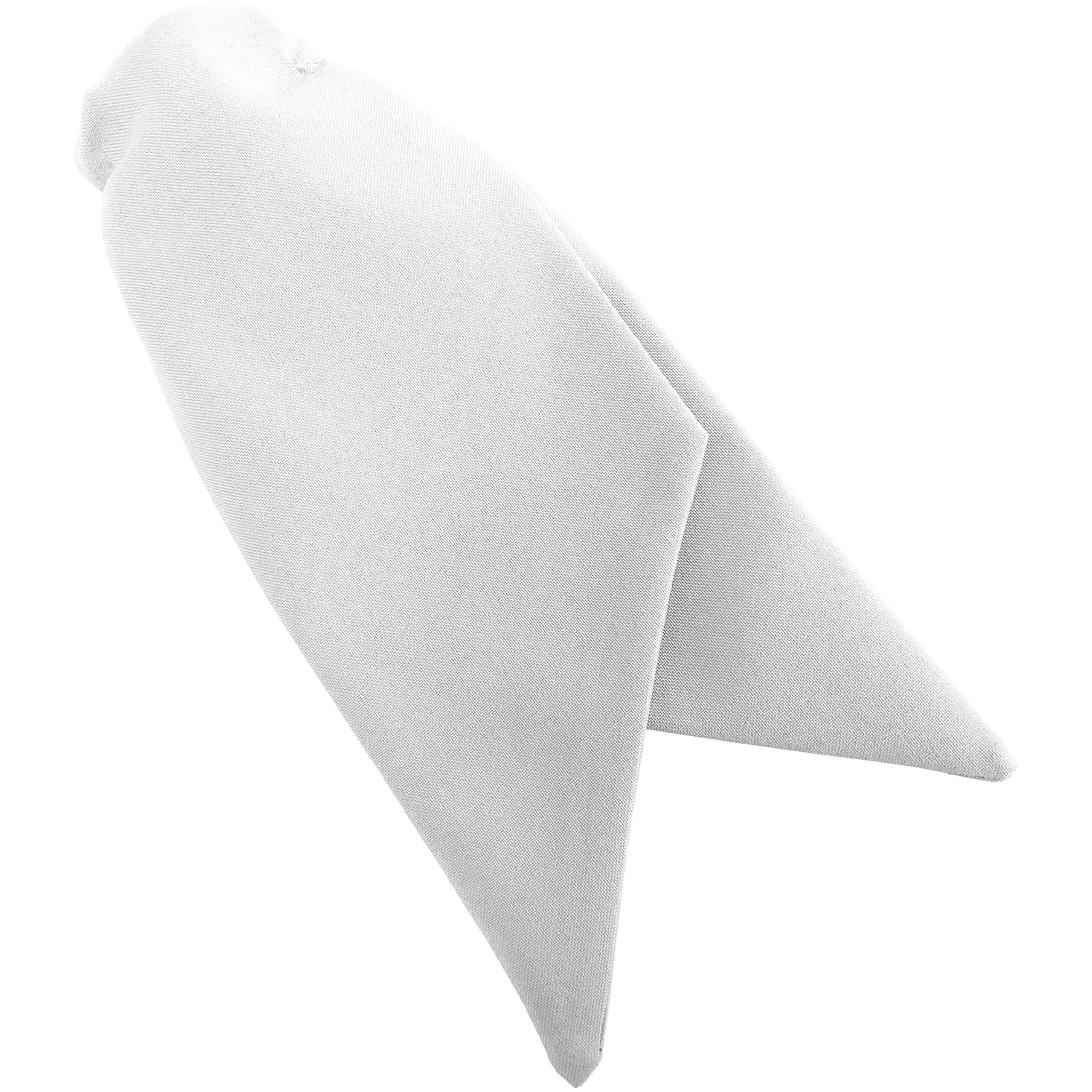 Great British Tie Club Women's White Clip On Cravat (White)
