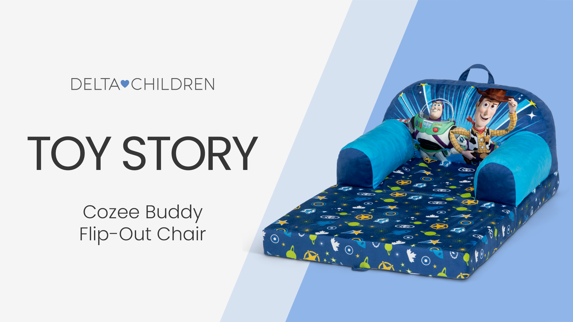 Amazon.com: Delta Children - Toy Story Cozee Buddy Flip-Out Kids