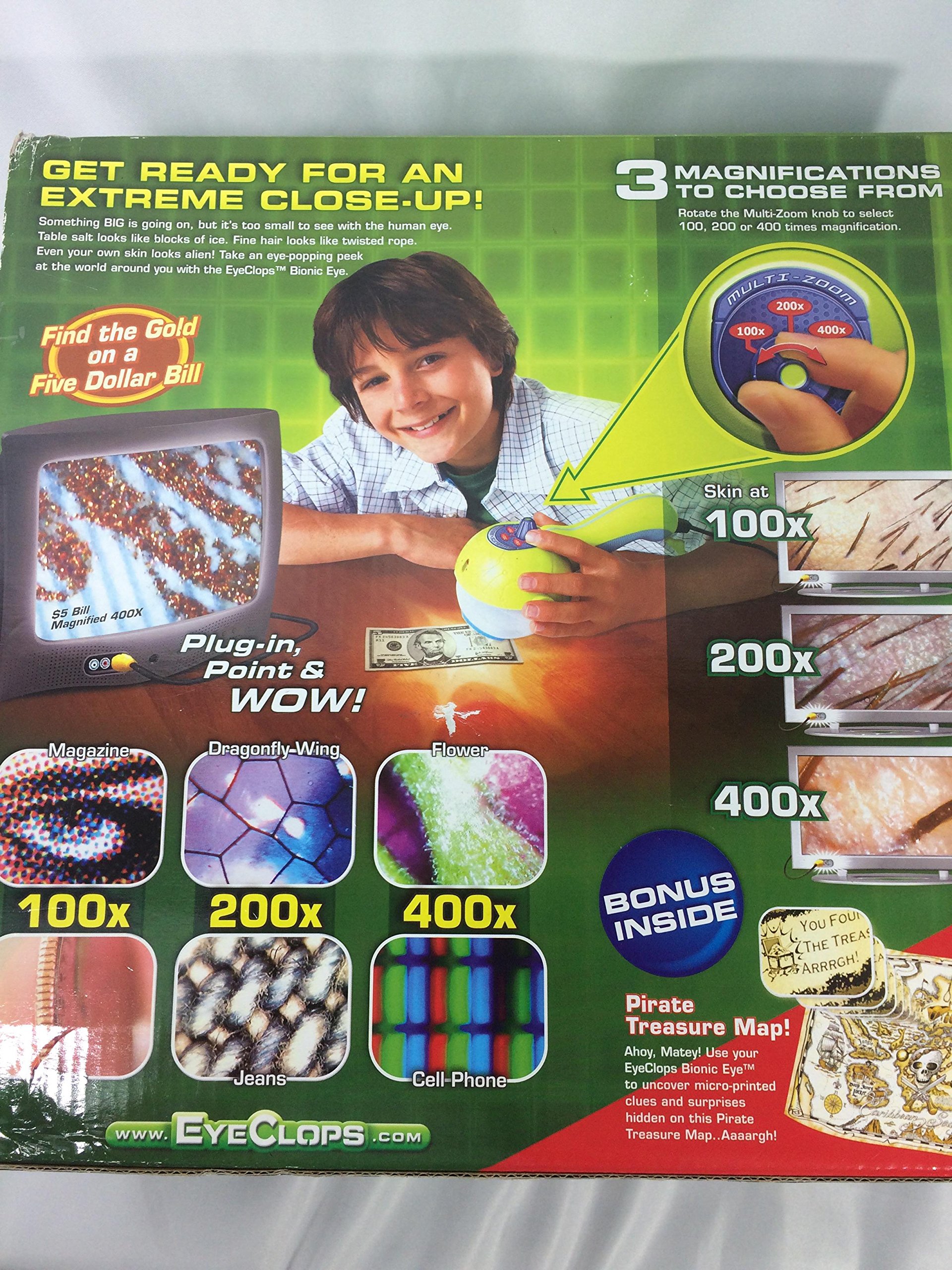 Jakks Pacific Year 2008 EyeClops Series PlugIn TV Microscope BIONIC