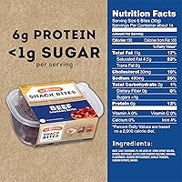 Vista 2 de Old Wisconsin Bites Tub, carne de res, 14 onzas