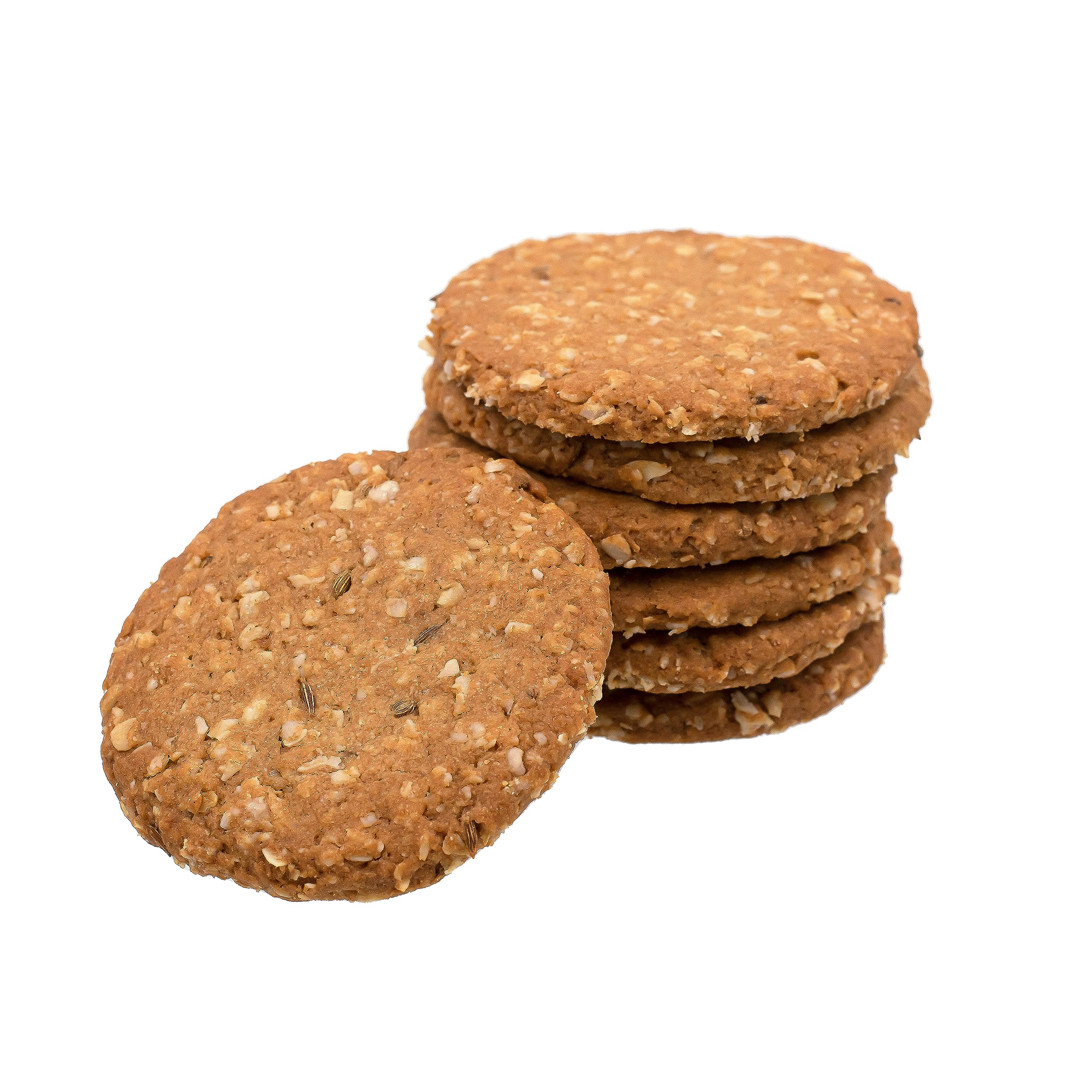 Fore Noon Oats Jeera Ajwain (Salty) & Vrat Special Falahari Cookies (356 g, Pack of 2) 2