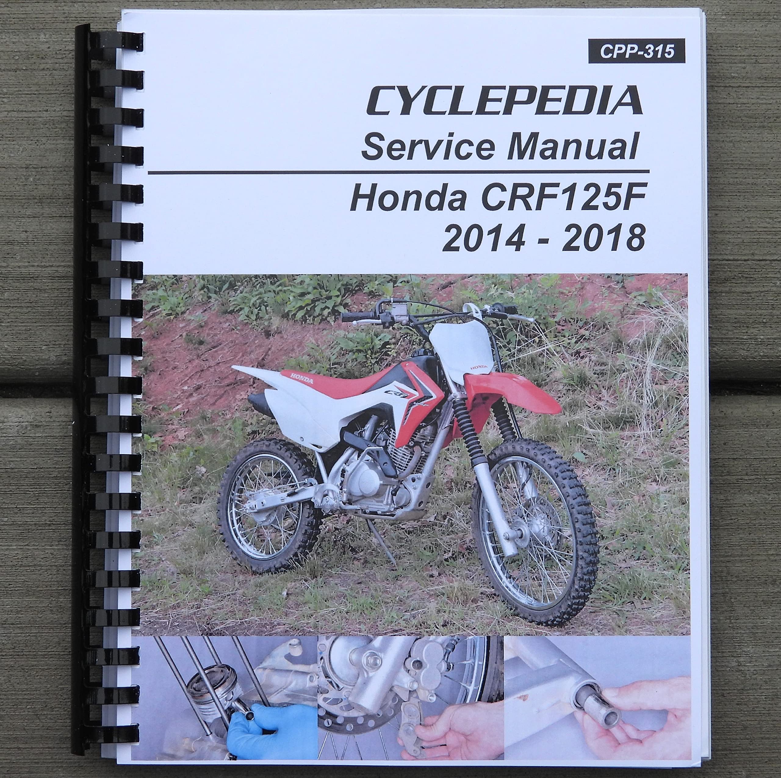 美品 HONDA CRF125F サービスマニュアル 2022 ホンダ Honda CRF125F Cyclepedia Printed Motorcycle Service Manual