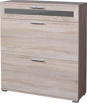 moebel direkt online Schuhkipper _ Metallschuhschrank mit 5 Klappen