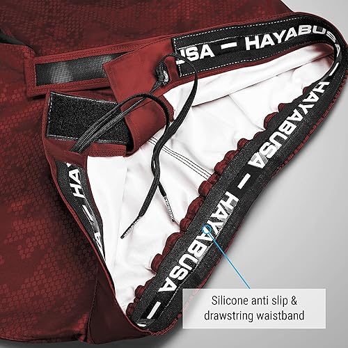 Miniatura 13 de Hayabusa Pantalones cortos Hexagonales para ejercitarse y practicar MMA. Gris,Negro -,marino,Verde,Borgoña,Blanco,https:/ www.Yaxa/dp/undefined