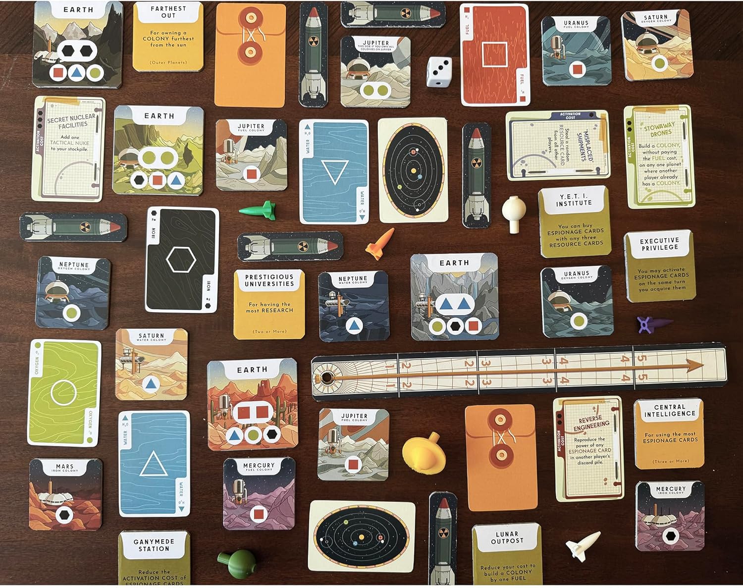 For All Mankind - Board Game -Strategy Game - Space Exploration Game, 1-4 Players, Ages 14 and up