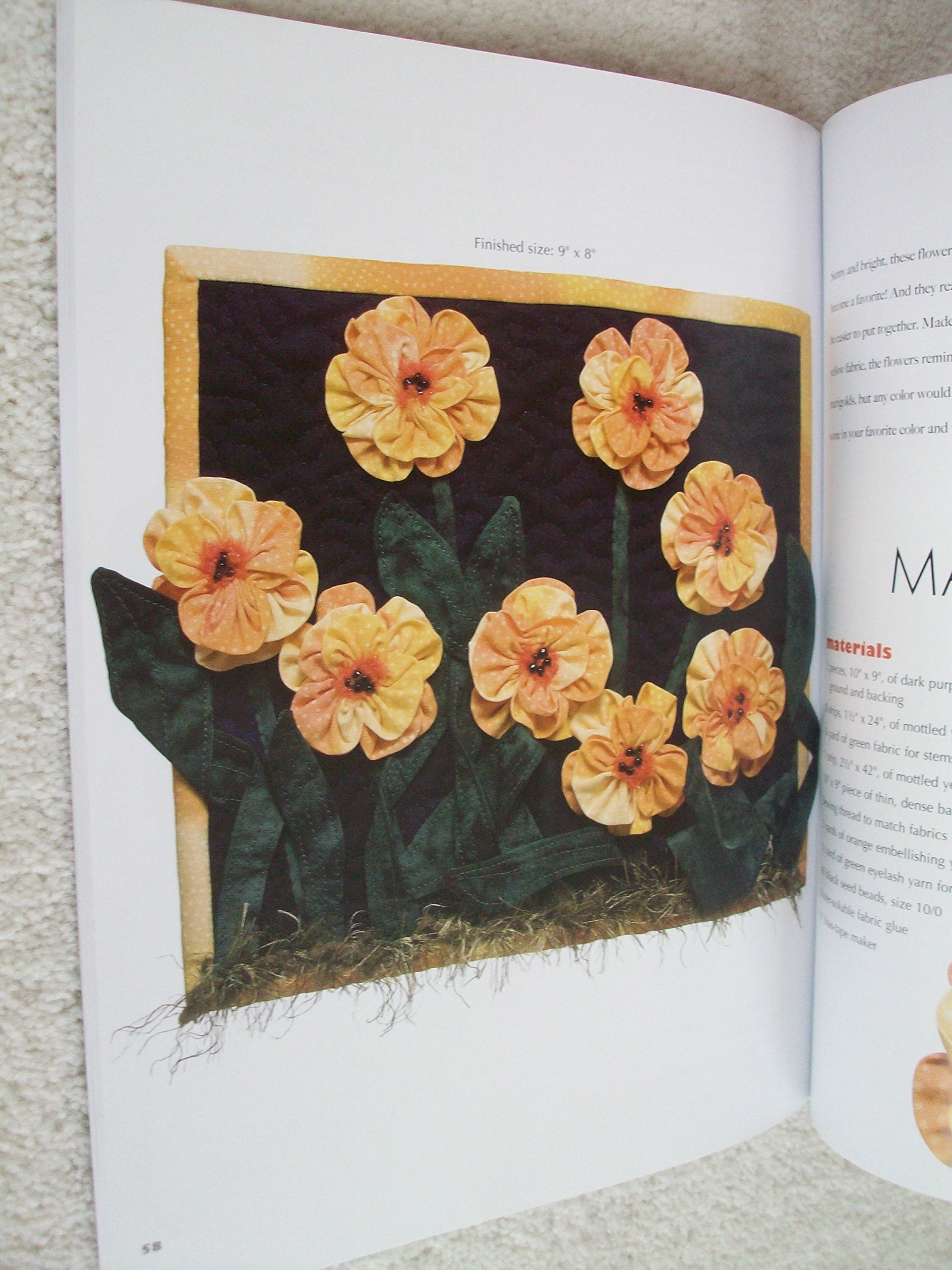 More Fabulous Flowers: Mini-Quilts in Dimensional Applique - Image 4