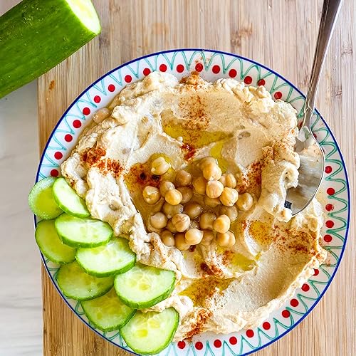 Vista 12 de Ziyad Hummus prémium con salsa Tahini, salsa de garbanzos, sin aditivos, sin conservantes, 14 onzas