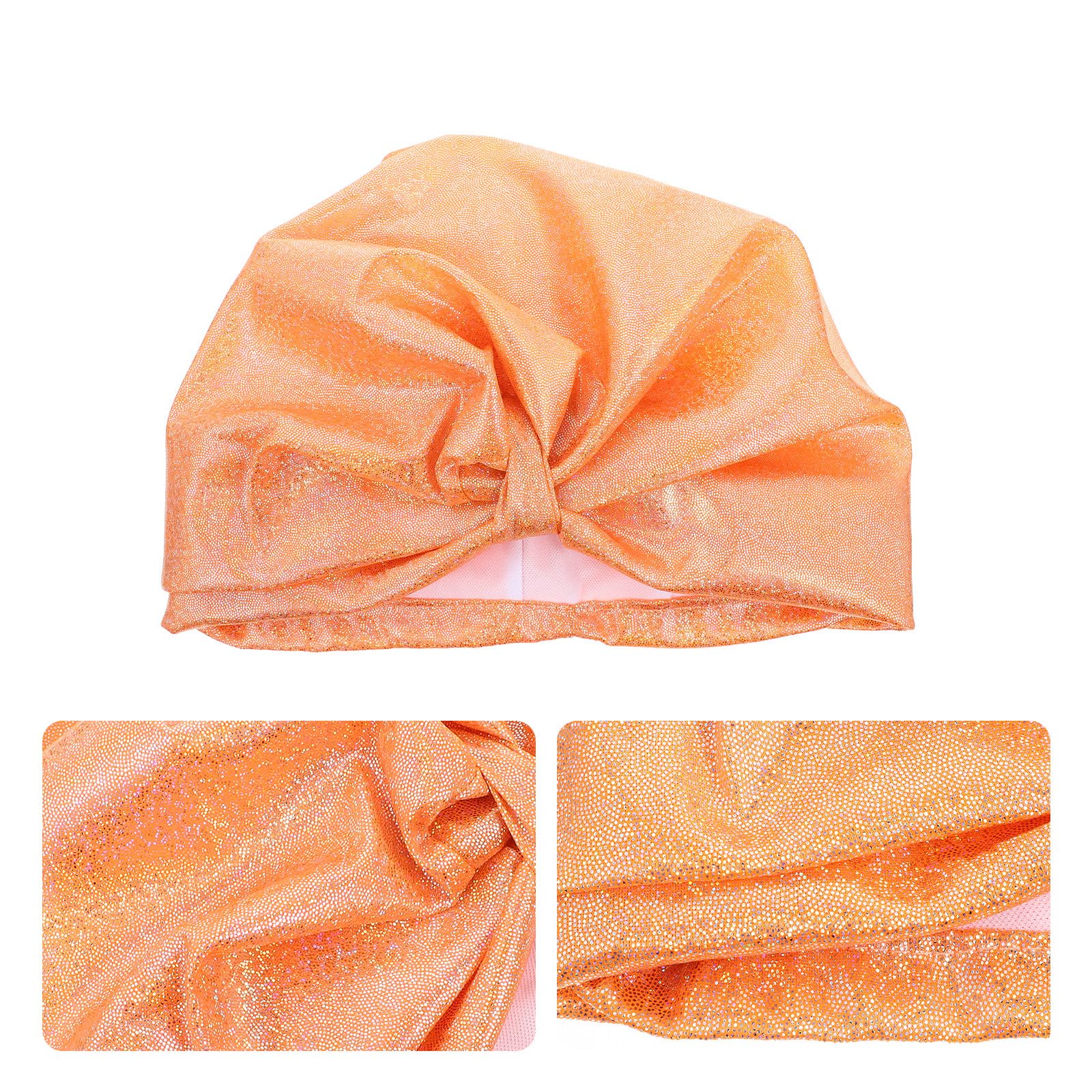Cuffia da Nuoto Donna Elasticizzata in Nylon Leggera e Antipiega Protezione Capelli Confortevole per Bagno e Piscina