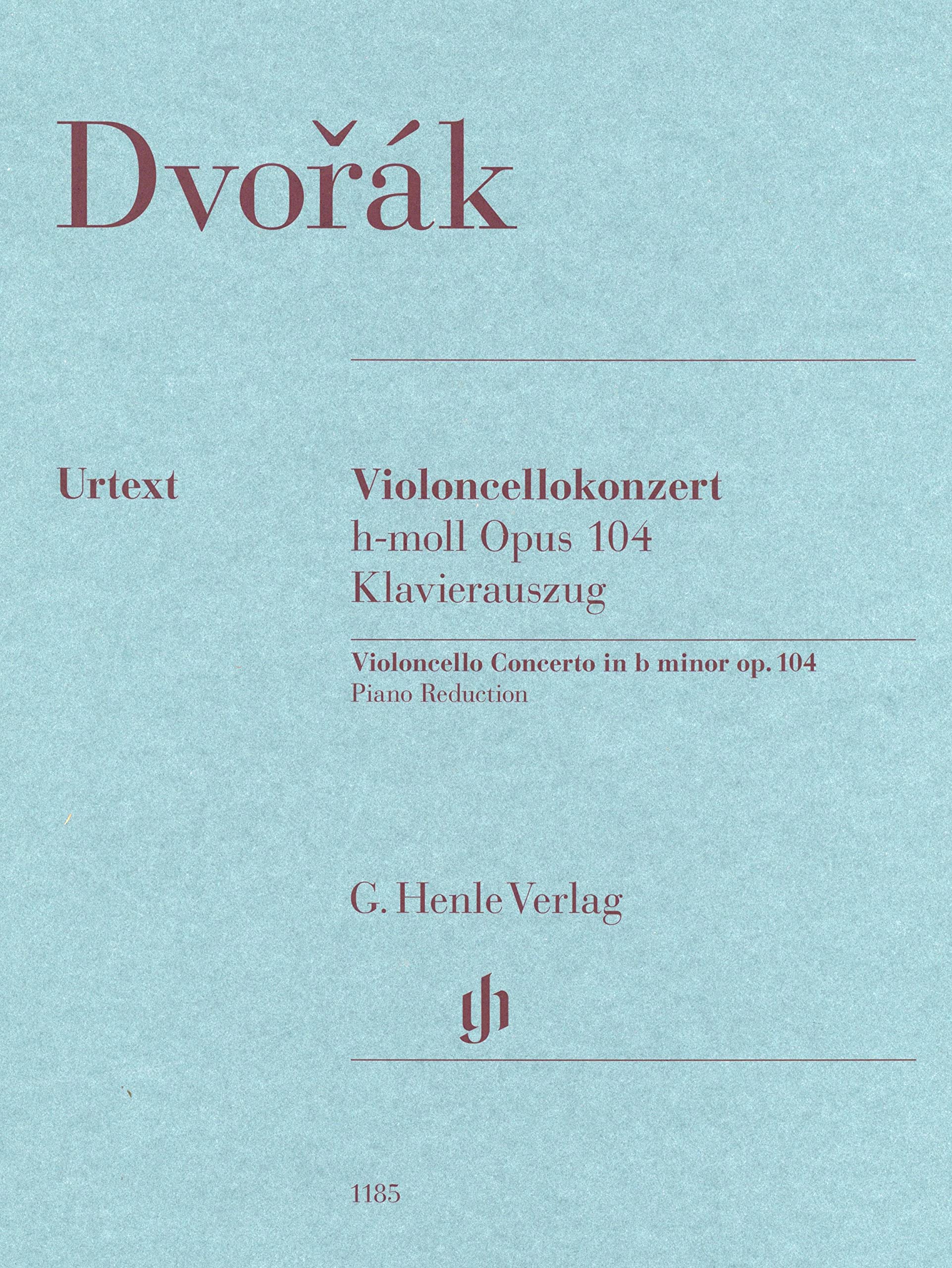 Antonín Dvorák - Violoncellokonzert h-moll op. 104: Besetzung: Violoncello und Klavier