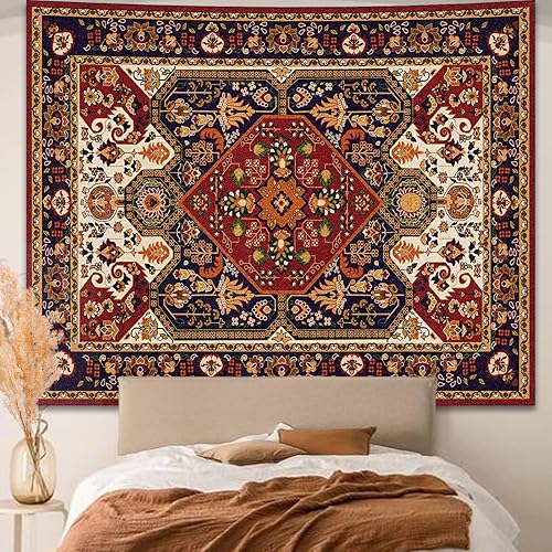 Apdidl Tapiz de Pared Bohemio Hippie para Dormitorio Estético, Tapices de Arte Decorativo de Mandala Bohemio Indio, Colgante de Pared Vertical