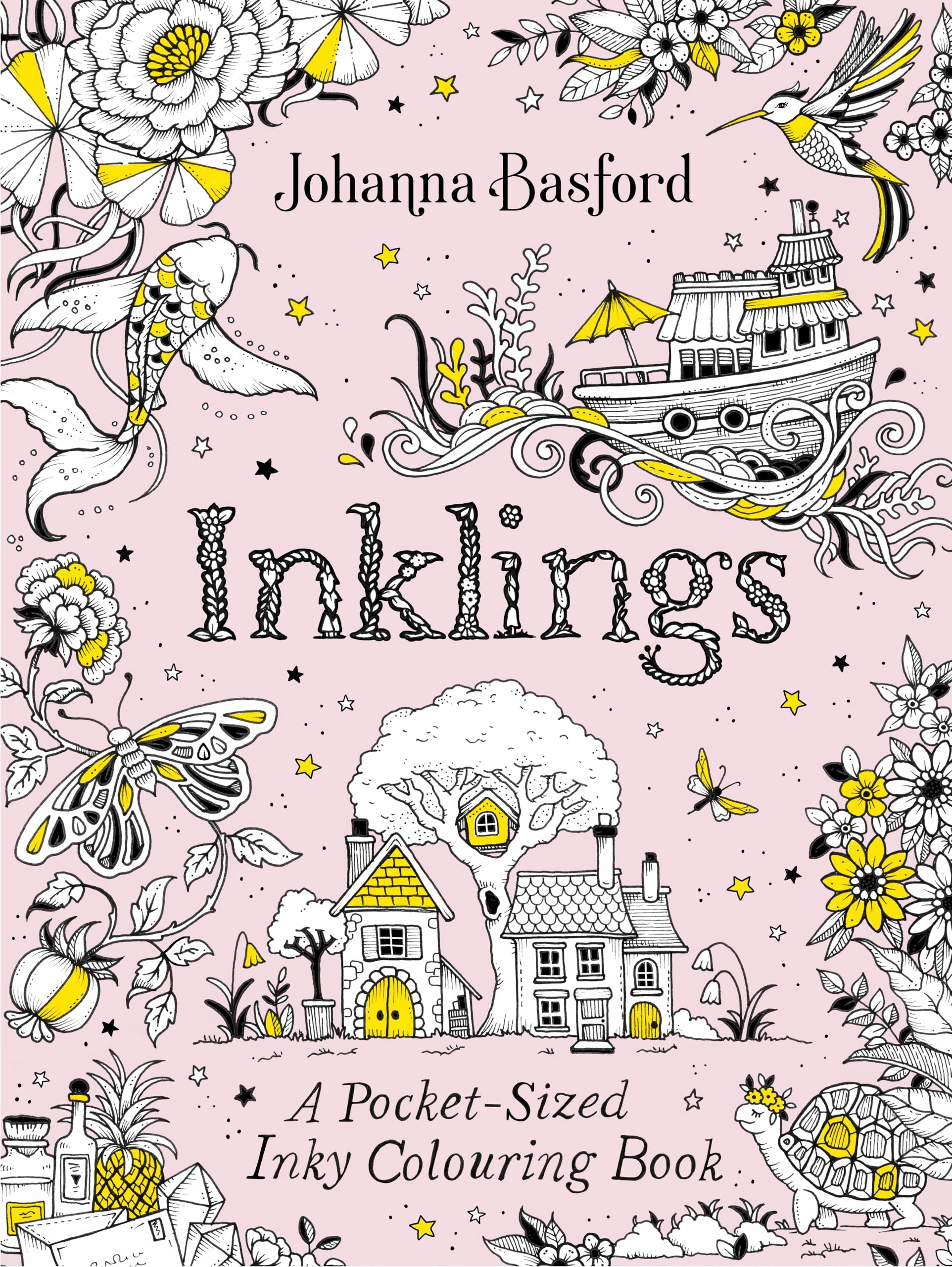 Inklings: A Pocket-Sized Inky Colouring Book