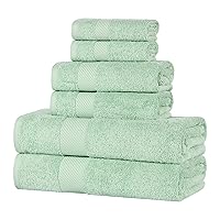 Vista 71 de SUPERIOR Kendell - Juego de toallas de baño de algodón egipcio, absorbentes, para la ducha, artículos esenciales de spa, toallas grandes, básicos