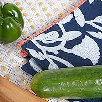 Vista 7 de TARAN LIVING Paños de Cocina y de Té Estampados de Algodón con Barra para Platos, 18 x 28 pulgadas con Ribetes, Juegos de Paños de Cocina de Algodón