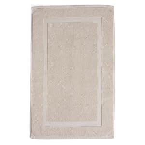 Preston Lane Douro Bath Mat 100 Cotton Plush Absorbent Quick-Dry Bathroom Rug Hotel-Quality Floor Mat for Shower or