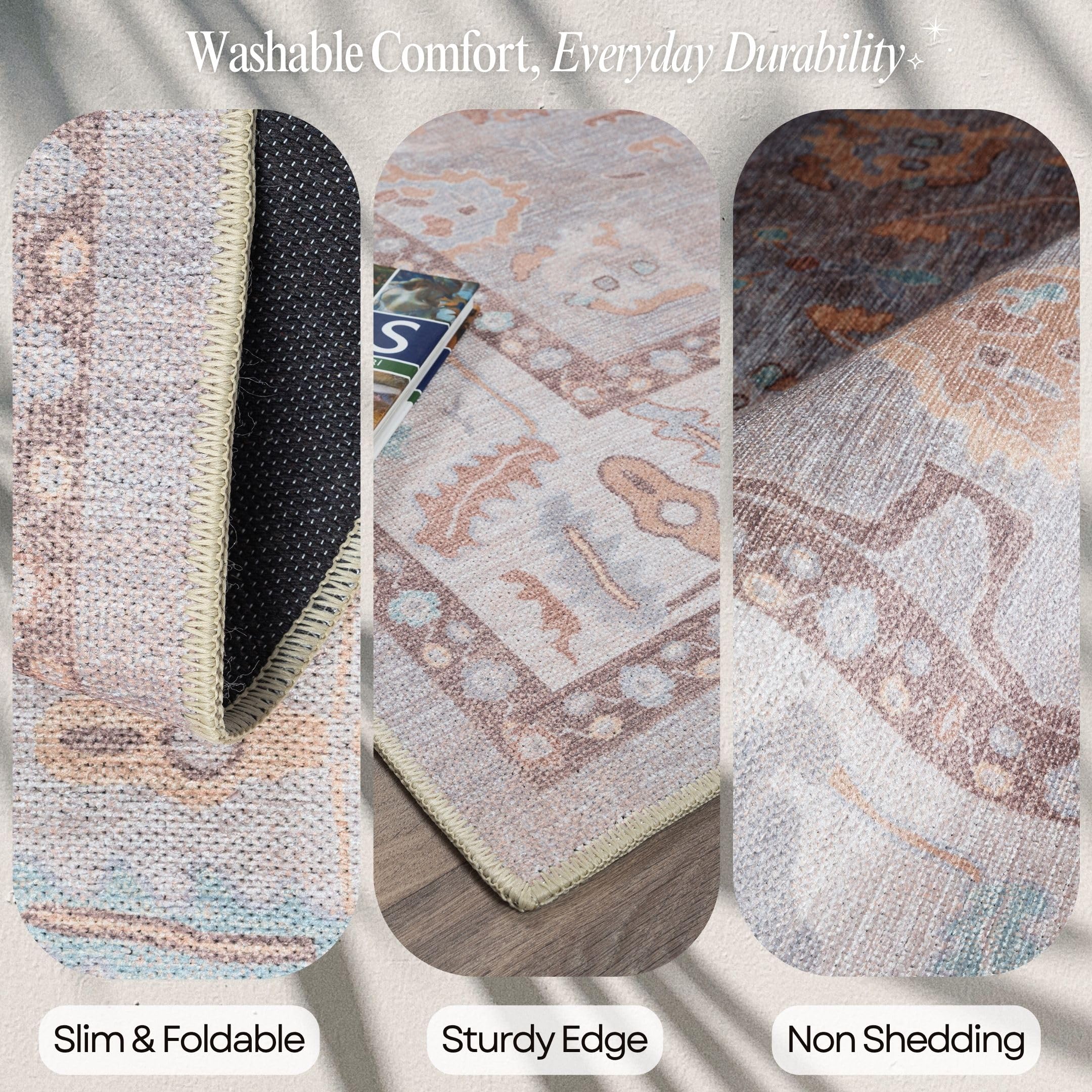 Tapis De Couloir Turc Oushak Vintage 4,1x8 Ft – Couleurs Pastel Romantiques – Laine Et Coton